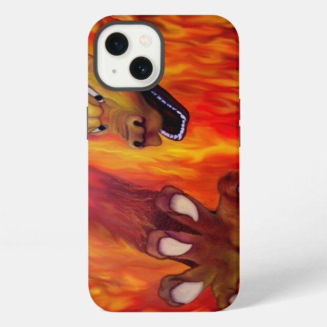 Red Dragon Claw iPhone Case (Back)