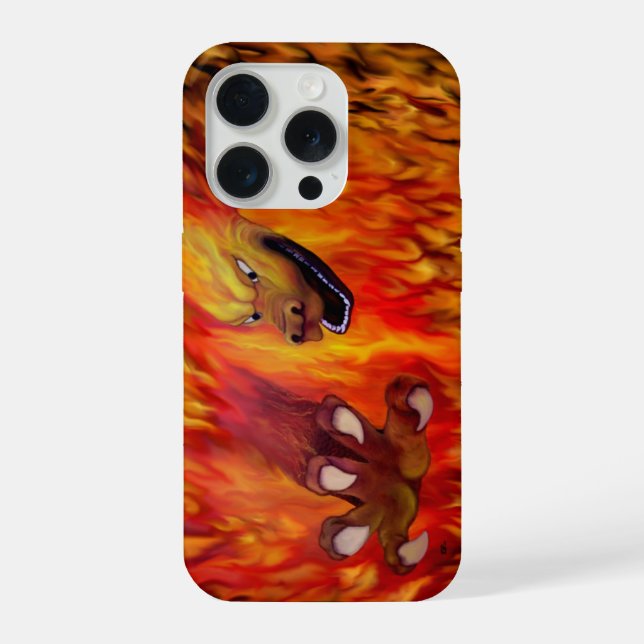 Red Dragon Claw iPhone Case (Back)