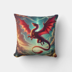 Red Dragon Cushion