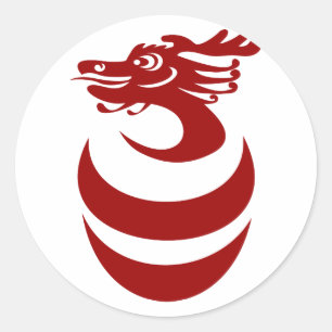Red Dragon Custom Sticker