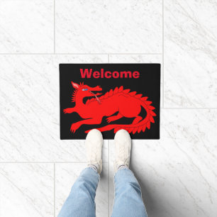 Red Dragon Design Doormat