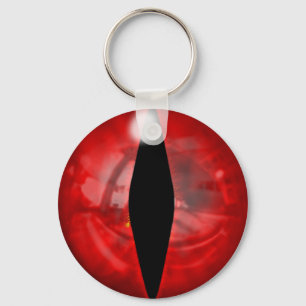 Red Dragon Eye Key Ring