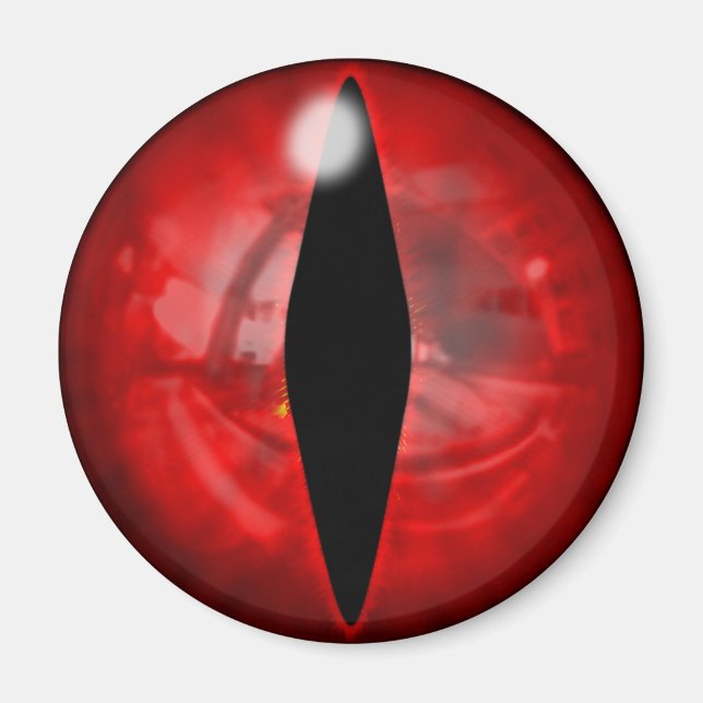 Red Dragon Eye Magnet (Front)