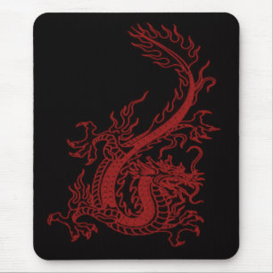 Red Dragon Glaurung Mouse Pad