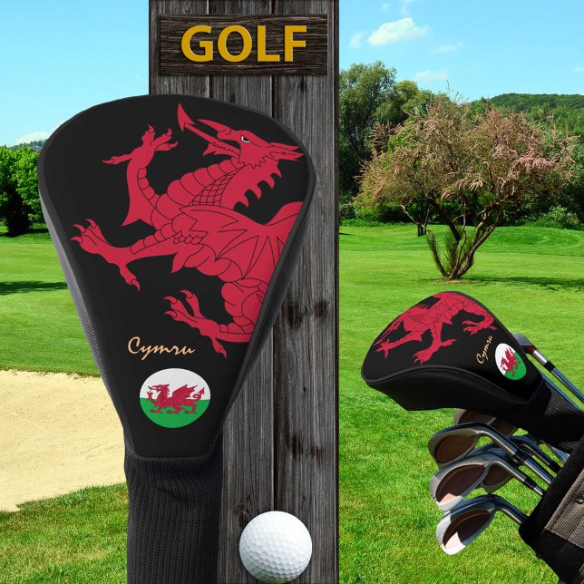 Red Dragon Golf Wales, Golfing, Welsh Flag Head Cover (Creator Uploaded)