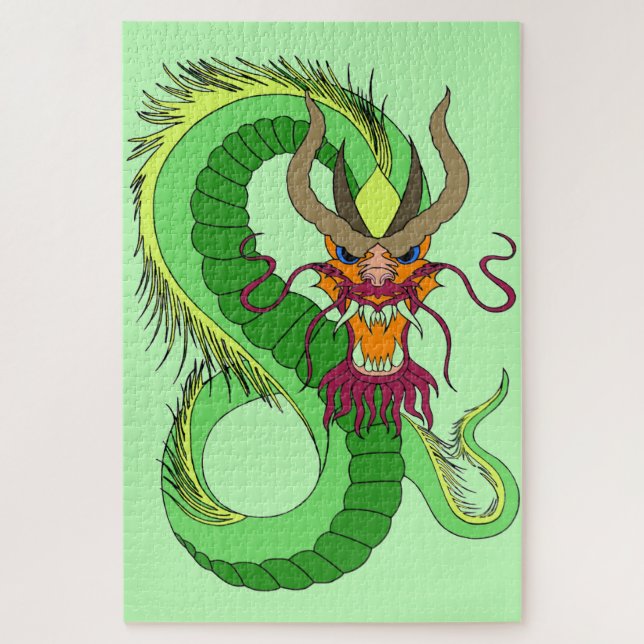 Red Dragon Jigsaw Puzzle (Vertical)
