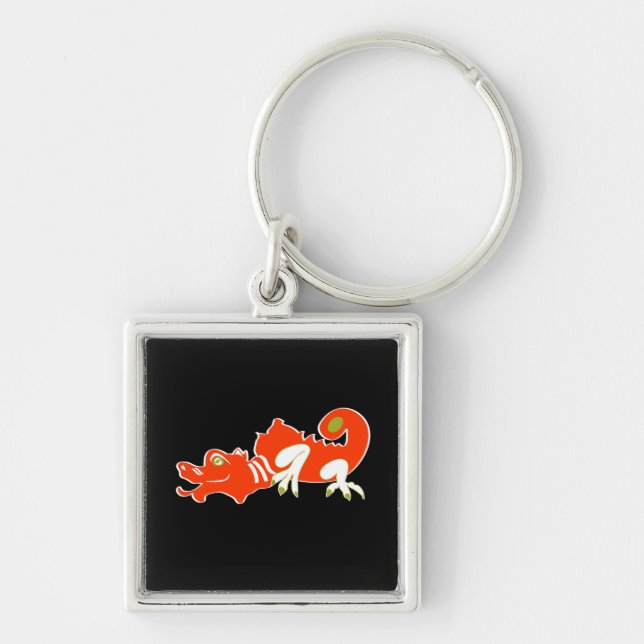 Red dragon key ring (Front)