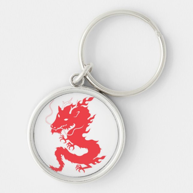 Red Dragon Keychain (Front)