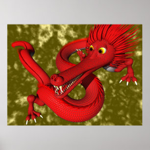 Red Dragon (large size) Poster