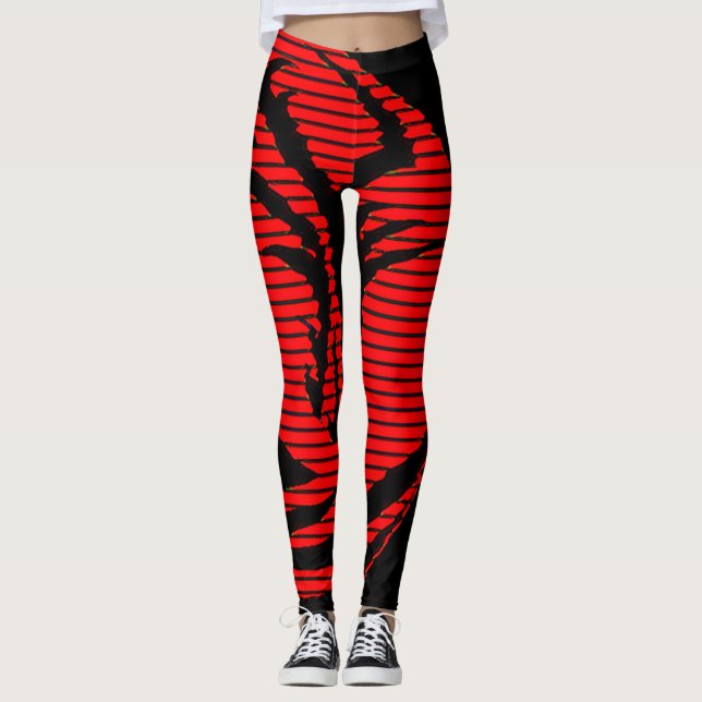 Red dragon   leggings (Front)