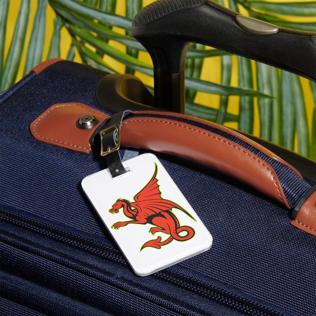 Red Dragon Luggage Tags (Creator Uploaded)