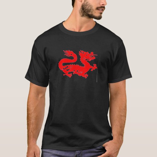 RED DRAGON MENS T SHIRT