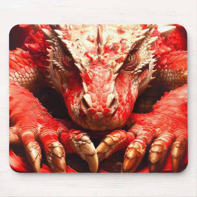 Red Dragon Mouse Mat (Front)