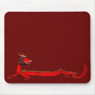 Red Dragon Mouse Mat