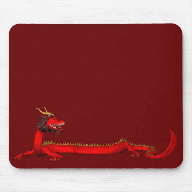 Red Dragon Mouse Mat (Front)