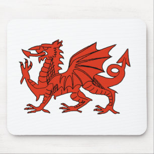 Red Dragon Mouse Mat