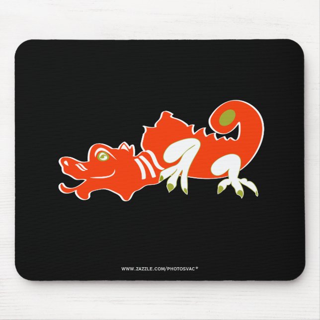 Red dragon mouse mat (Front)