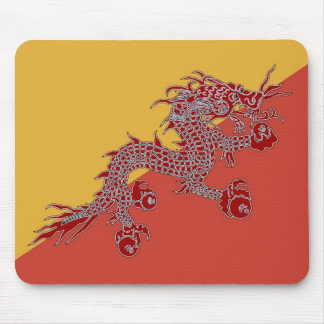 Red Dragon Mouse Pad (Front)