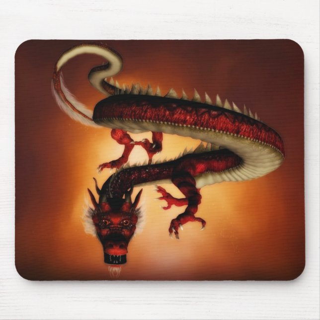 Red dragon mousepad (Front)