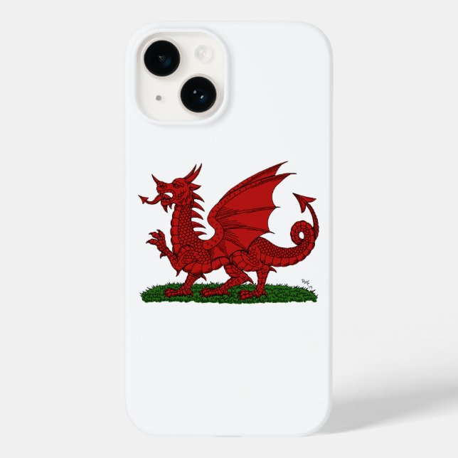 Red Dragon of Wales Case-Mate iPhone Case (Back)