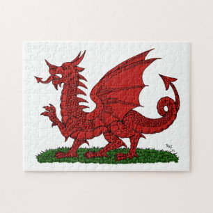 Red Dragon of Wales Jigsaw Puzzle