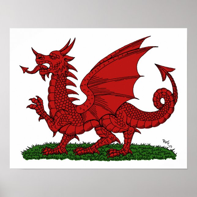 Red Dragon of Wales Poster (Front)