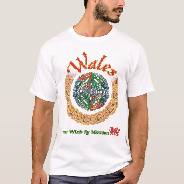 Red Dragon of Wales T shirt (Front)