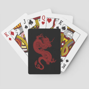 Red Dragon Pendragon Playing Cards
