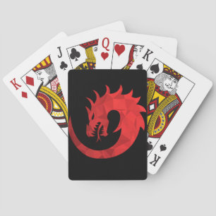 Red Dragon Playing Cards