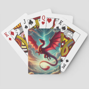 Red Dragon Playing Cards