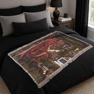 Red Dragon Podcast Fantasy Throw Blanket
