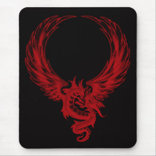 Red Dragon Ryuu Mouse Pad
