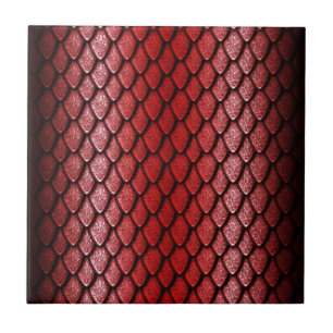 Red Dragon Scales Tile