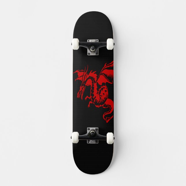 Red Dragon Skateboard (Front)