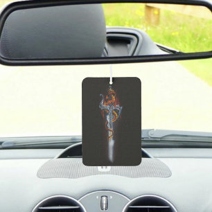 Red Dragon Sword Fantasy Car Air Freshener