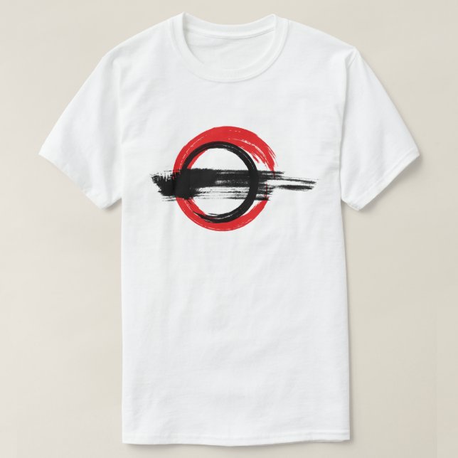 Red Dragon T-shirt – Asian Mythology & Power Symbo (Design Front)