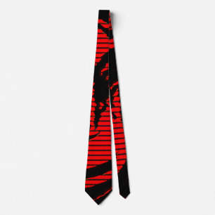 Red dragon   tie