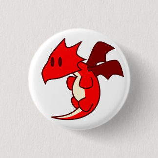 Red Dragon Token 3 Cm Round Badge