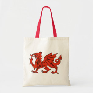 Red Dragon Tote Bag