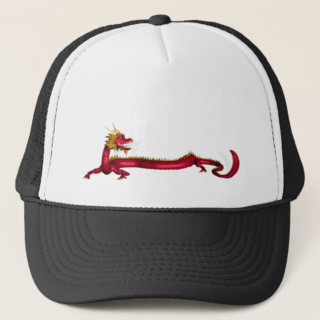 Red Dragon Trucker Hat (Front)