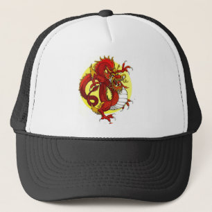 RED DRAGON TRUCKER HAT