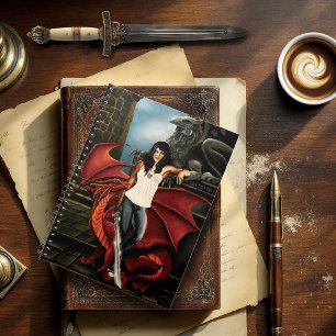 Red Dragon Urban Fantasy Notebook