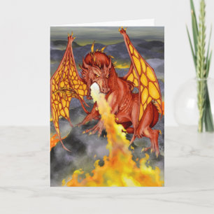 Red Dragon Valentine's Card
