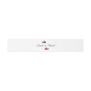 Red Dragon Wedding Belly Bands Invitation Belly Band