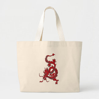 Red Dragon - Year of the Dragon Large Tote Bag