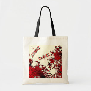 Red Dragonfly Tote Bag