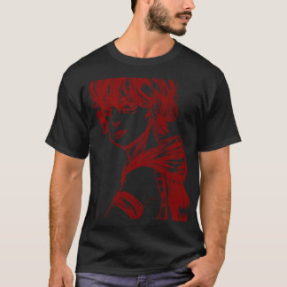 Red-drawn shirt