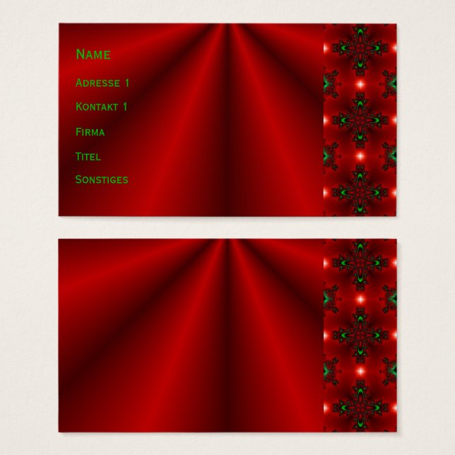 Red Dreams (Front & Back)