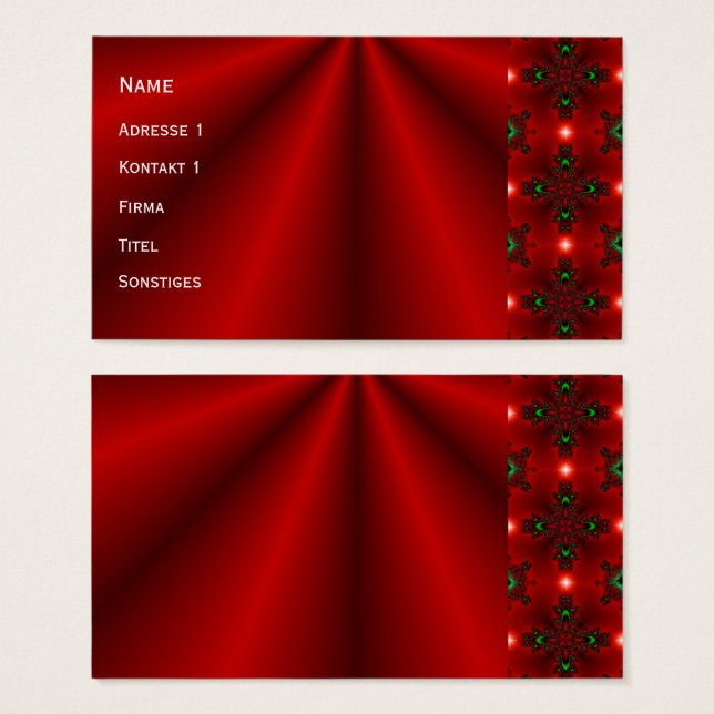 Red Dreams (Front & Back)