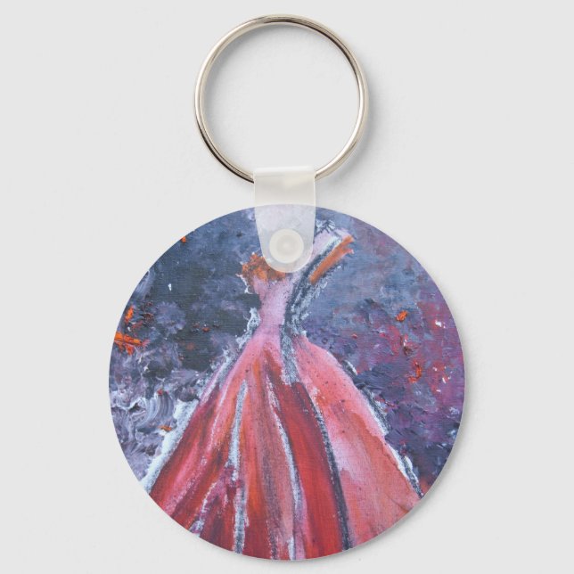 Red Dress Keychain (Front)